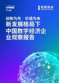 新开展格局下中国数字经济企业观察报告