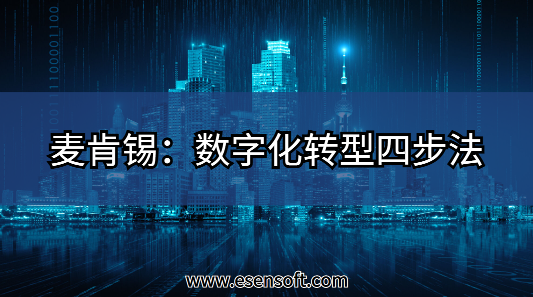 麦肯锡：数字化转型四步法